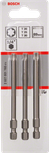 Bosch89mm Torx 螺丝刀头套装 T20 T25 T30。