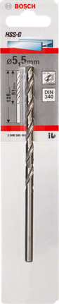 Bosch5.5mm HSS-G 金属钻头.