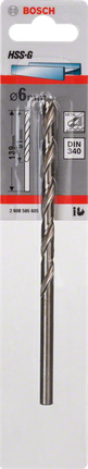 Bosch6mm HSS-G 金属钻头.