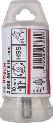 Bosch钣金锥形钻头 24-40mm 高速钢。