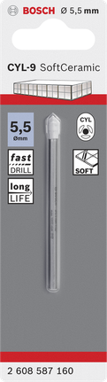Bosch5.5mm CYL-9 瓷砖钻头.