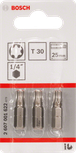 BoschT30 25mm Torx 螺丝刀头套装。
