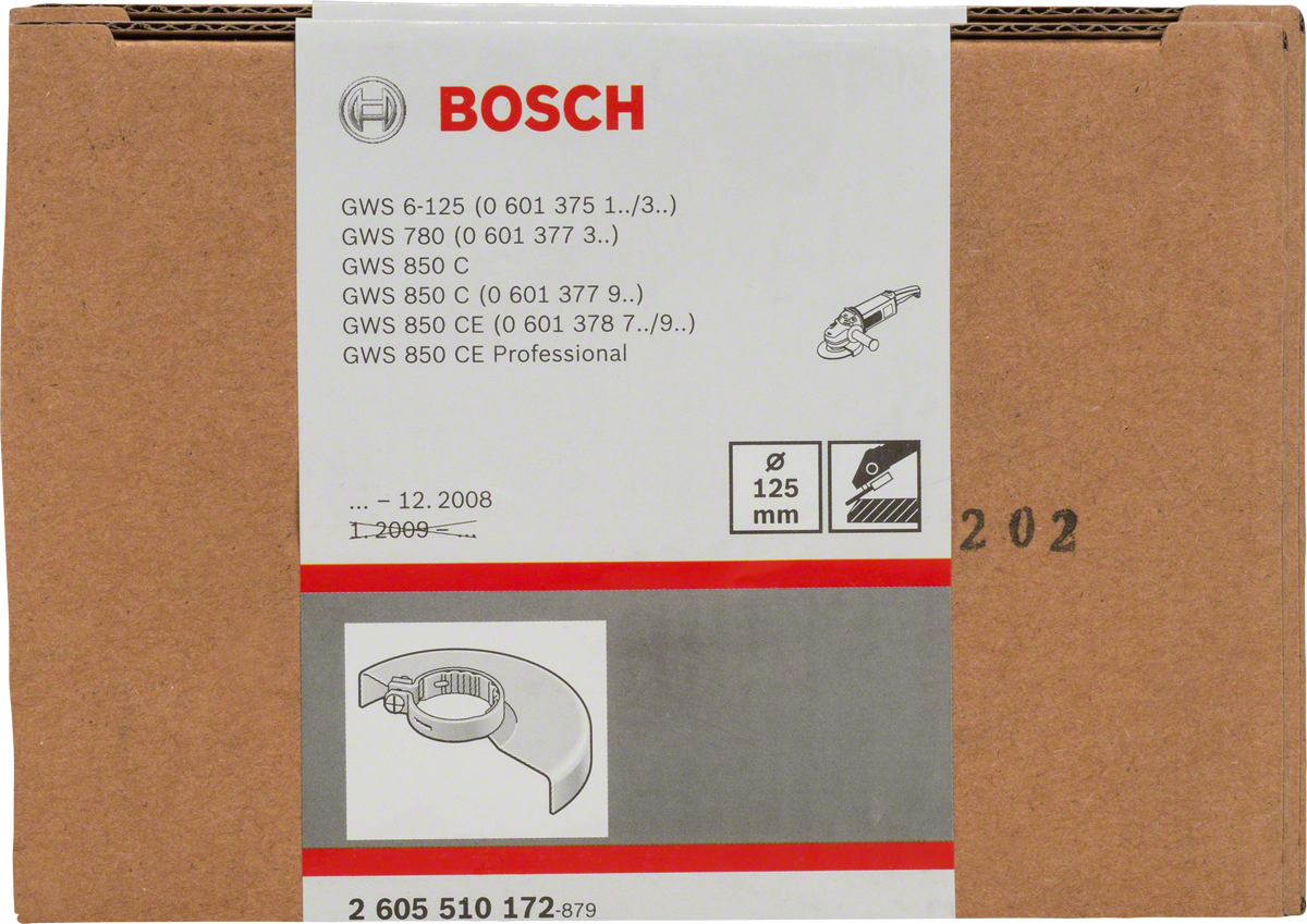 Bosch125 毫米防护罩，无盖。.