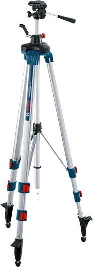 BoschBT 250 建筑三脚架，高度可调。