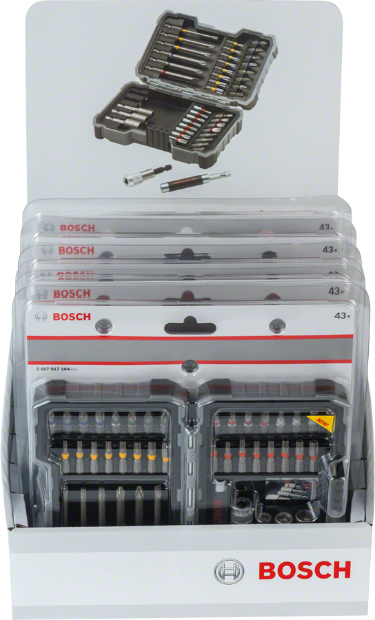 Bosch43 件套批头和螺母扳手套装.