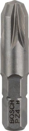 Bosch超硬PZ4螺丝刀头，32毫米长。