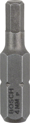 Bosch螺丝刀头超硬 HEX4 25 毫米。.