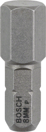 Bosch螺丝刀头超硬 HEX8 25 毫米。.