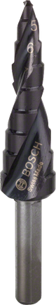 BoschHSS-AlTiN 阶梯钻头，适用于 4-12 毫米孔。