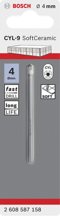 Bosch4 毫米 CYL-9 瓷砖钻头.