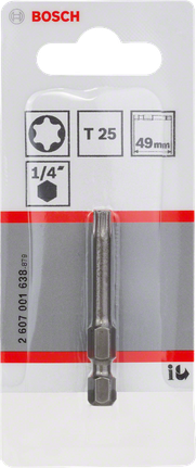 BoschT25 49mm 螺丝刀头。