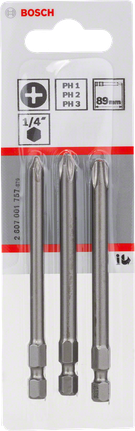 Bosch3 件套十字螺丝刀批头套装 89 毫米.