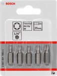 BoschTorx 螺丝刀头套装 25mm。
