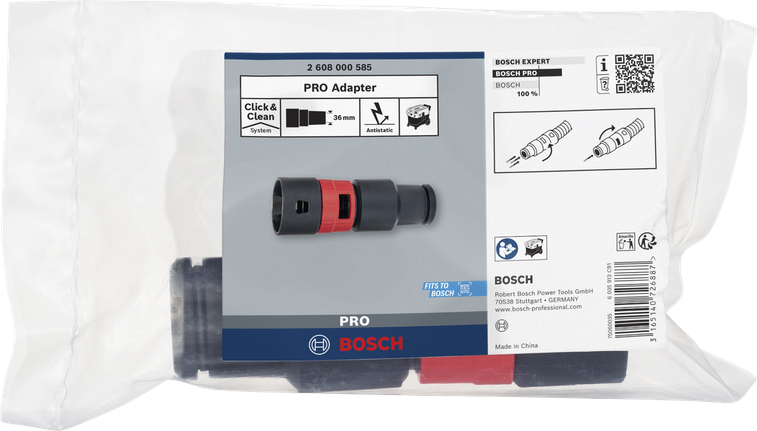 Bosch PRO Adapter Click & Clean 除尘系统。
