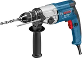 BoschGBM 13-2 RE 电钻，带侧把手和深度限位器。