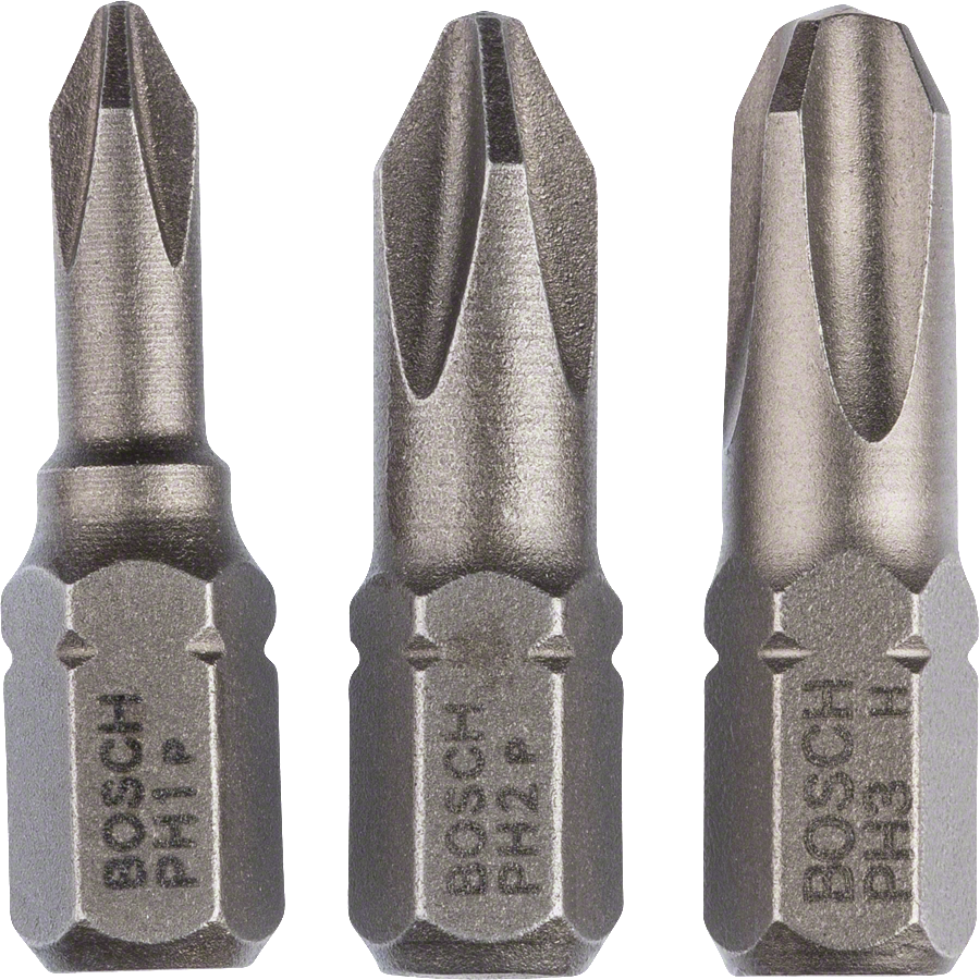 Bosch3 件套 PH1 PH2 PH3 超硬螺丝刀头套装。.