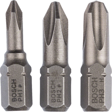 Bosch3 件套 PH1 PH2 PH3 超硬螺丝刀头套装。.