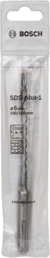 BoschSDS plus-1 冲击钻头，直径 6 毫米。