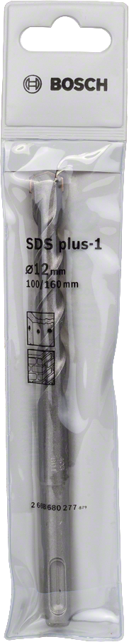BoschSDS plus-1 冲击钻头，直径 12 毫米。