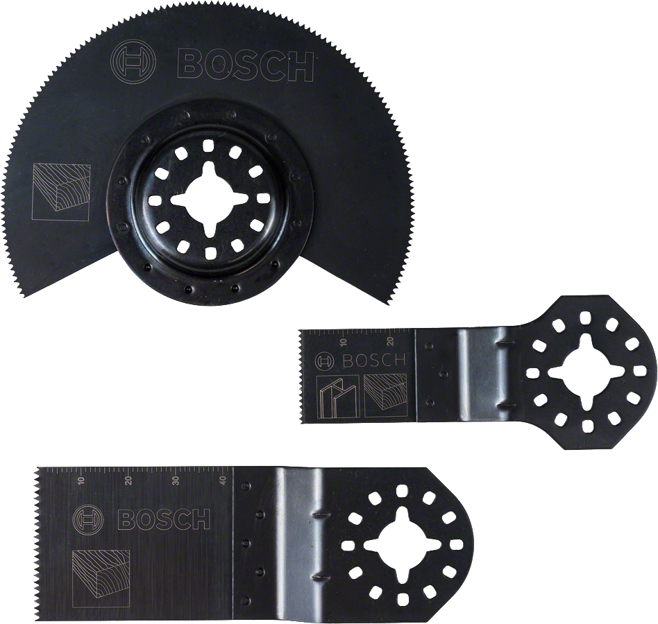 Bosch多功能工具刀片套装，适用于木材和金属切割。.