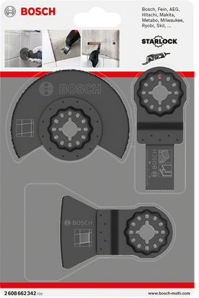 Bosch3 件套基本瓷砖 Starlock 套装.