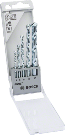 Bosch5 件套 CYL-1 石工钻头套装 4/5/6/8/10 毫米.