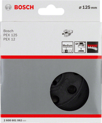 Bosch125mm 中等砂纸垫，适用于 PEX 125 和 PEX 12。