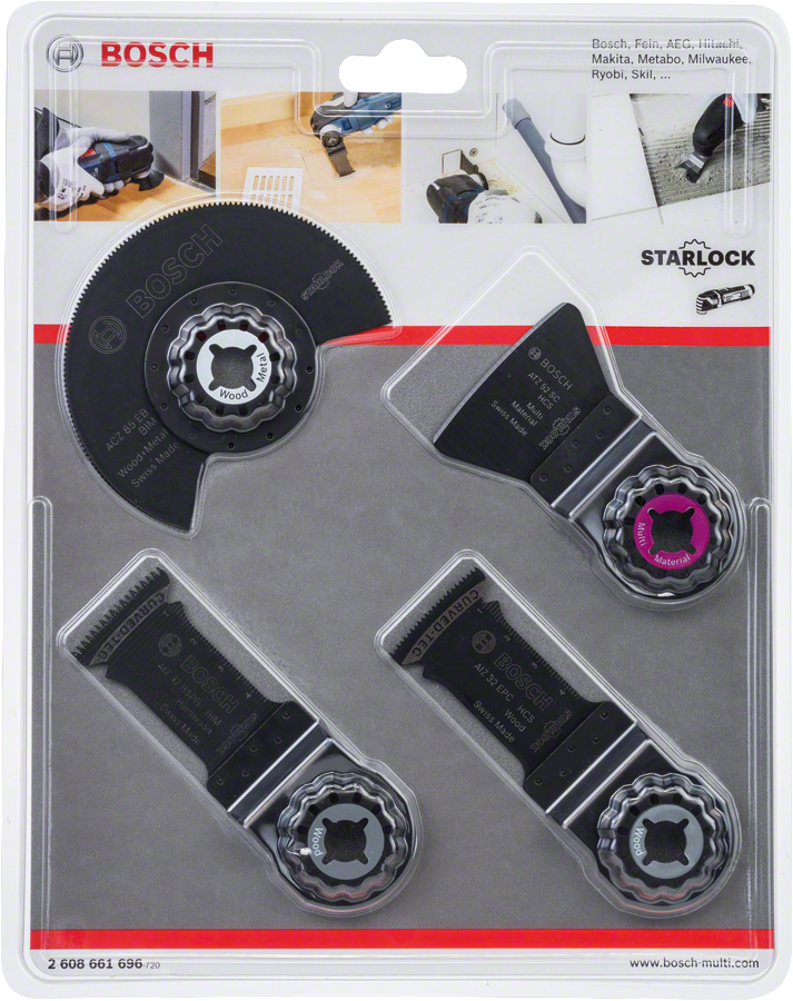 Bosch4 件套 Starlock 地板安装配件套装。