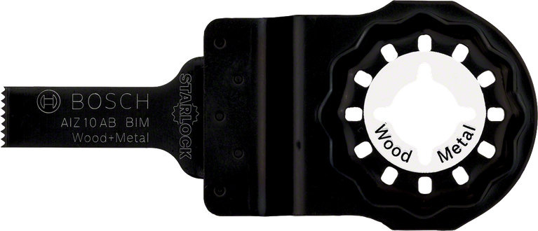 适用于木材和金属的Bosch Starlock AIZ 10 AB BIM 刀片。.