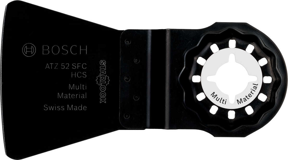 Bosch ATZ 52 SFC Starlock 多材料刮刀刀片。.