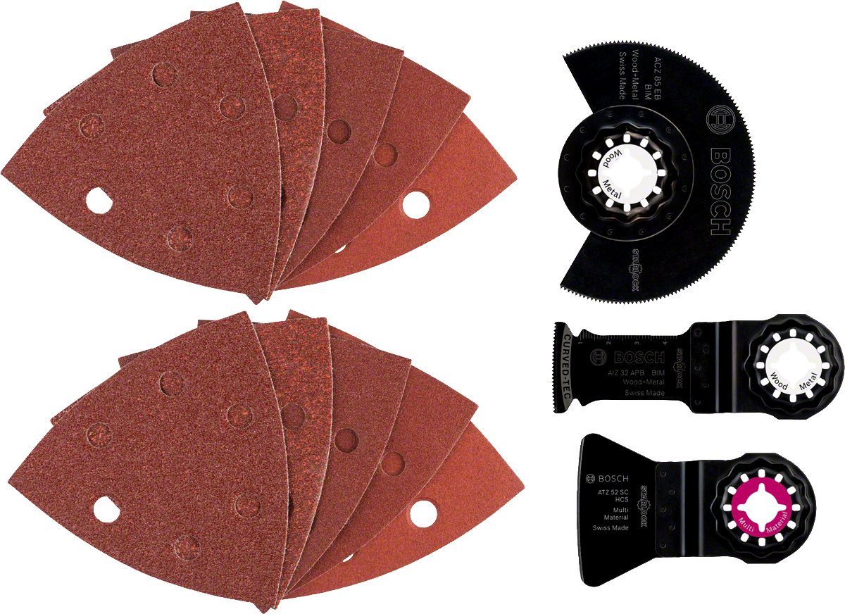 Bosch13 件套适用于木材和金属的通用配件套装。.