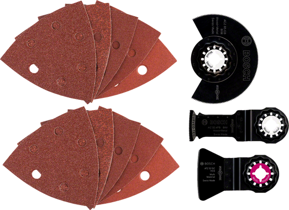 Bosch13 件套适用于木材和金属的通用配件套装。.