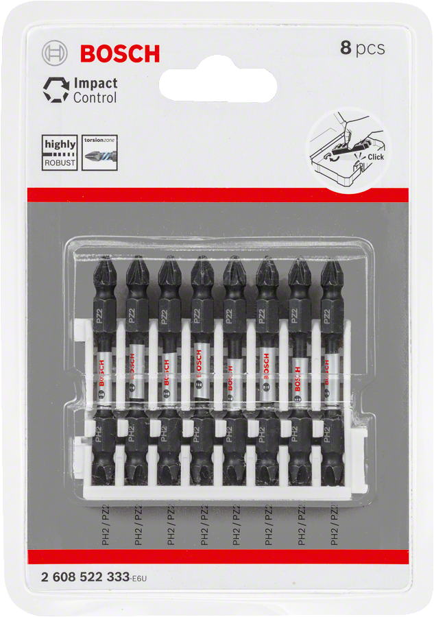 BoschPH2 8 件套冲击螺丝刀头.
