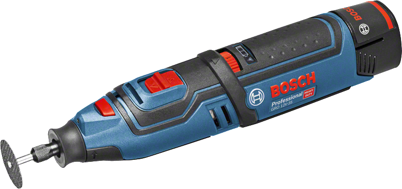 Bosch GRO 12V-35 无绳旋转工具，12V 电池。.