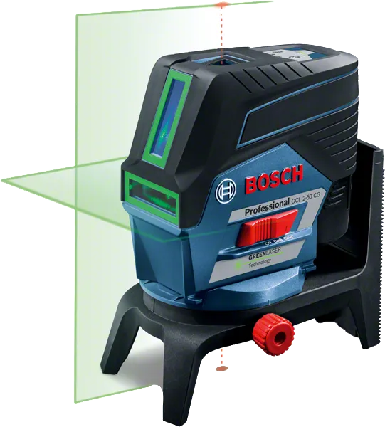 带有绿色激光的BoschGCL 250 CG 激光调平工具。.