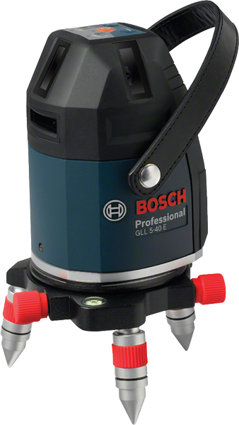 BoschGLL 5-40 E 激光调平工具，范围为 40 米。.