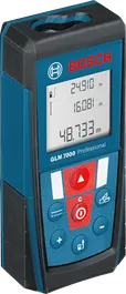 BoschGLM 7000 激光测距仪，带数字显示屏。