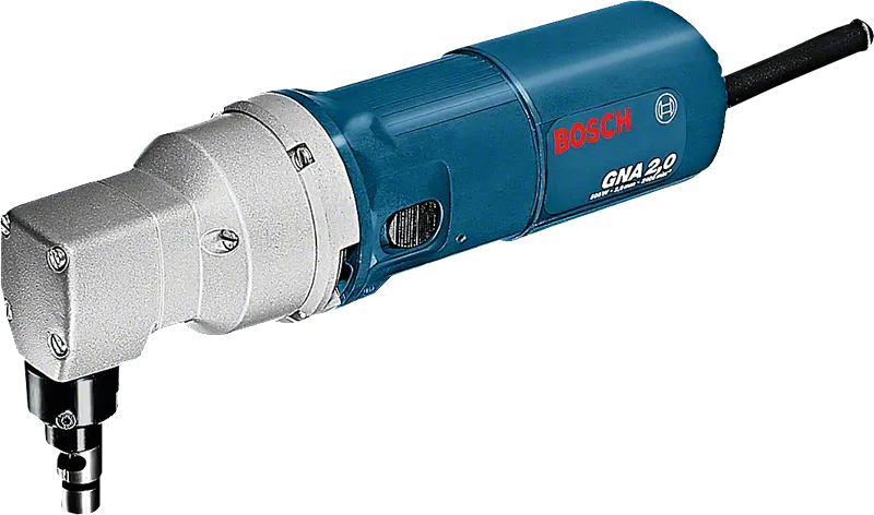 用于切割金属板的BoschGNA 2.0 咬边机。