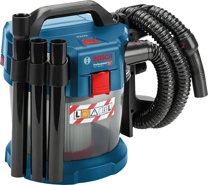 BoschGAS 18V-10 L 无绳除尘器，带软管。.