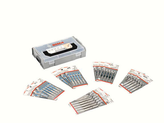 Bosch L-Boxx 迷你拼图锯刀片套装 70 件。.