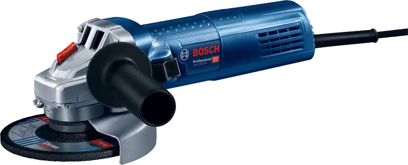 带有侧手柄的BoschGWS 900-100 角磨机。.