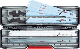 Bosch20 件往复锯片 ToughBox，适用于木材和金属。.