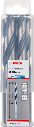 BoschHSS PointTeQ 13mm 麻花钻头套装。