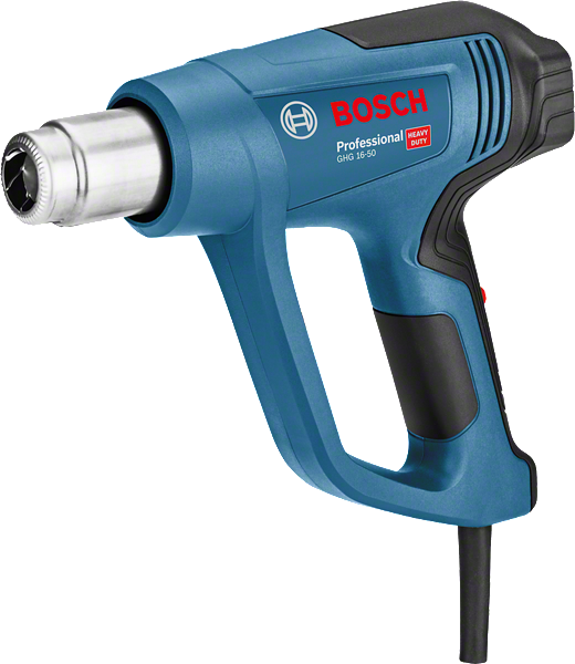 BoschGHG 16-50 热风枪适用于可调节热风任务。
