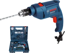 BoschGSB 500 RE 冲击钻及配件套件。.
