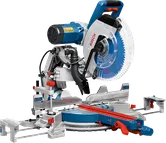 BoschGCM 12 GDL 斜切锯，配有 305 毫米刀片。.