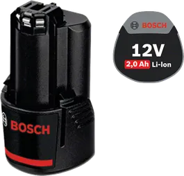 Bosch12V 2.0Ah 锂离子电池。.