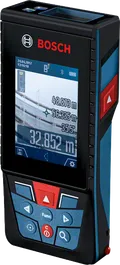 BoschGLM 150 C 激光测距仪，带数字显示。