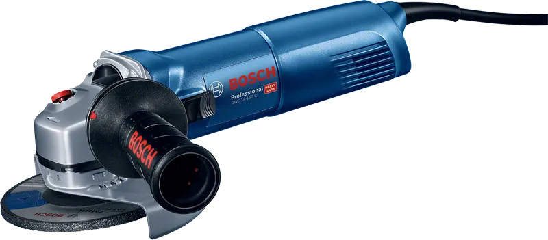 BoschGWS 14-150 CI 角磨机，配有 150 毫米圆盘。.