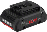 BoschProCORE 18V 4.0Ah 电池组。.